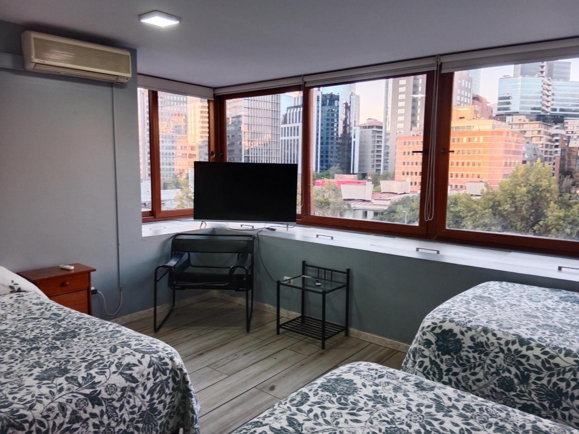 圣地亚哥Providencia Departamento A Pasos Costanera Center公寓 外观 照片