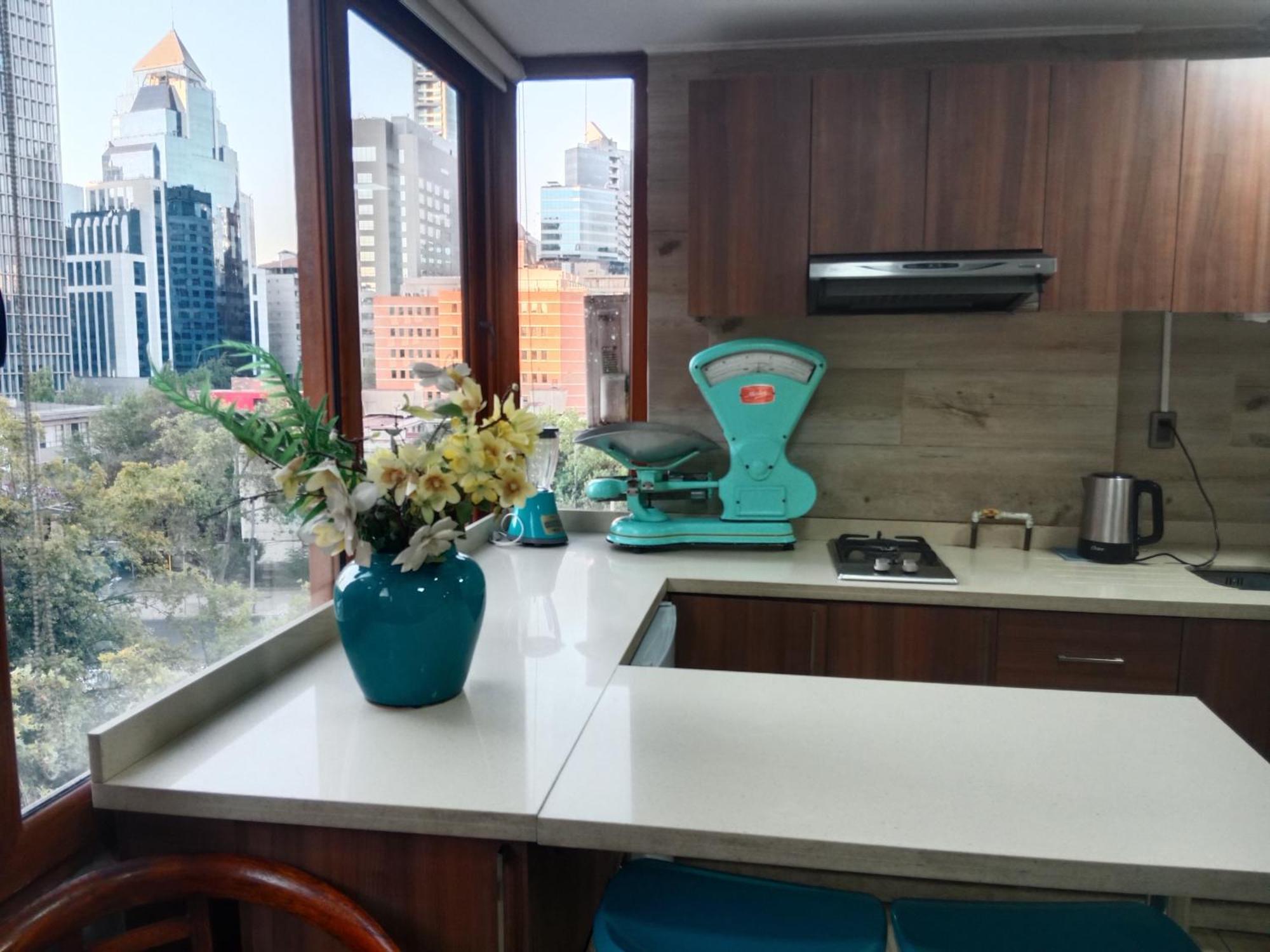圣地亚哥Providencia Departamento A Pasos Costanera Center公寓 外观 照片