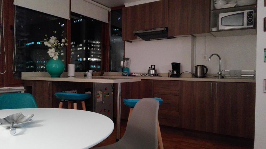 圣地亚哥Providencia Departamento A Pasos Costanera Center公寓 外观 照片